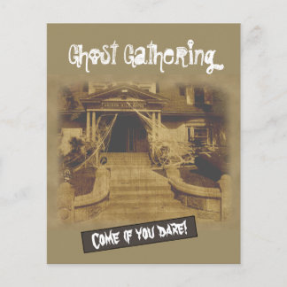 Ghost Gathering in Haunted House Flyer