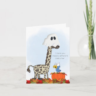 Ghost Giraffe Card