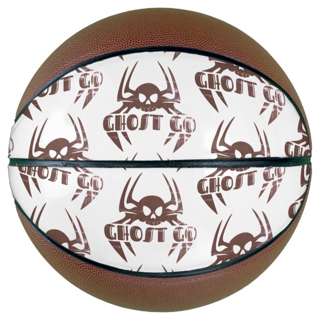 Ghost Go Spooky Season Basketball (Front)