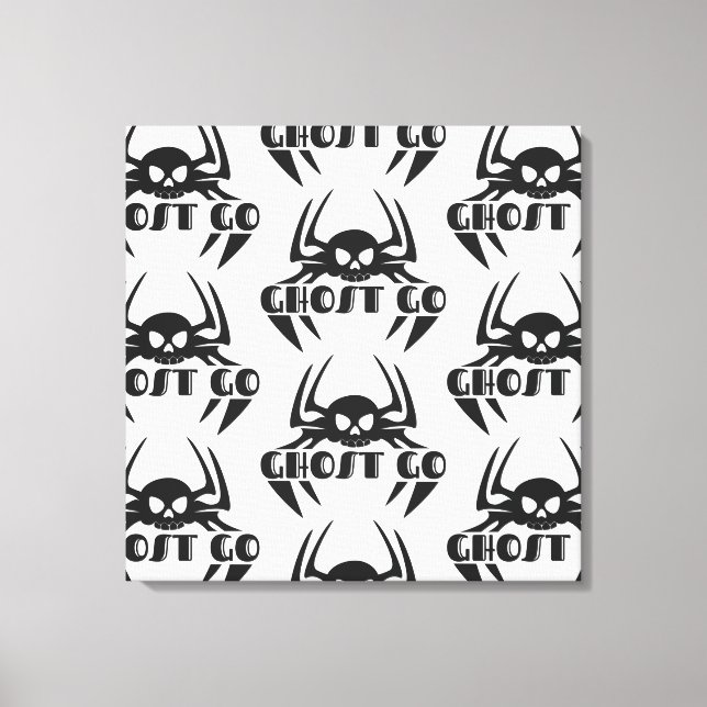 Ghost Go Spooky Season Canvas Print (Front)