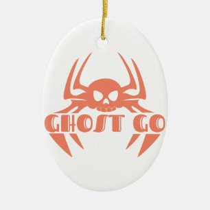 Ghost Go Spooky Season Ceramic Tree Decoration