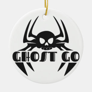 Ghost Go Spooky Season Ceramic Tree Decoration