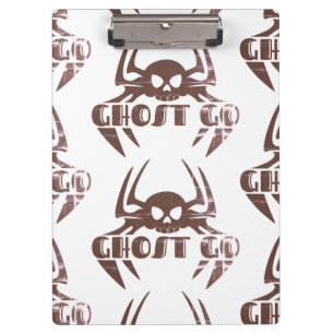 Ghost Go Spooky Season Clipboard