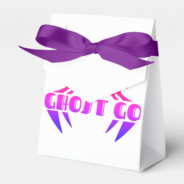 Ghost Go Spooky Season Favour Box (Front Side)