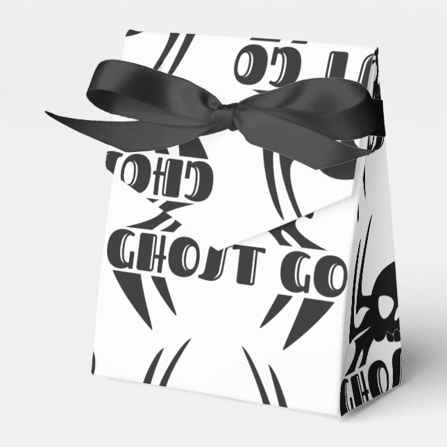 Ghost Go Spooky Season Favour Box (Front Side)