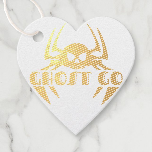 Ghost Go Spooky Season Favour Tags (Front)