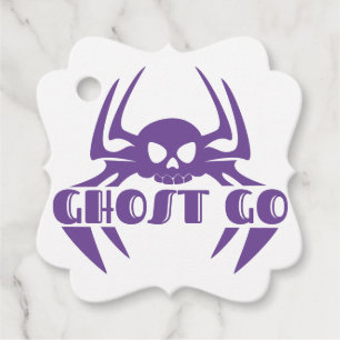 Ghost Go Spooky Season Favour Tags