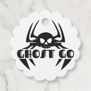 Ghost Go Spooky Season Favour Tags