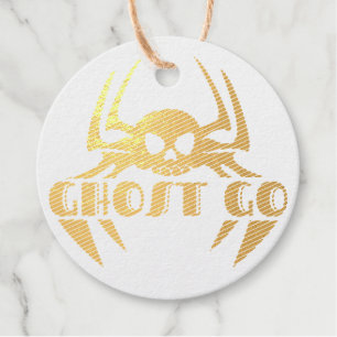 Ghost Go Spooky Season Favour Tags
