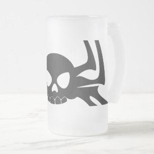 Ghost Go Spooky Season Frosted Glass Beer Mug