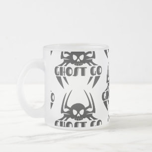 Ghost Go Spooky Season Frosted Glass Coffee Mug