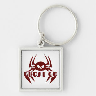 Ghost Go Spooky Season Key Ring
