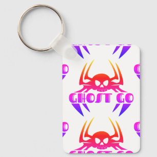 Ghost Go Spooky Season Key Ring