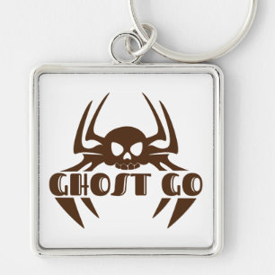 Ghost Go Spooky Season Key Ring