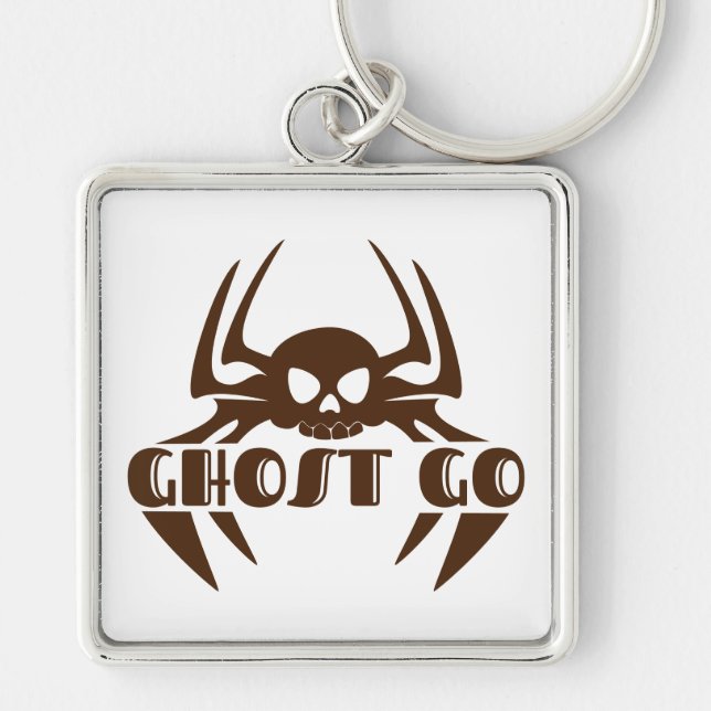 Ghost Go Spooky Season Key Ring (Front)