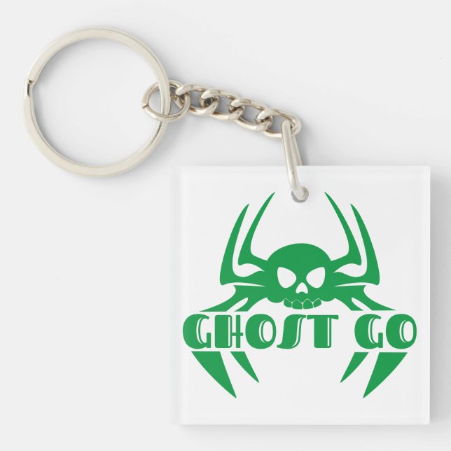 Ghost Go Spooky Season Key Ring (Front)