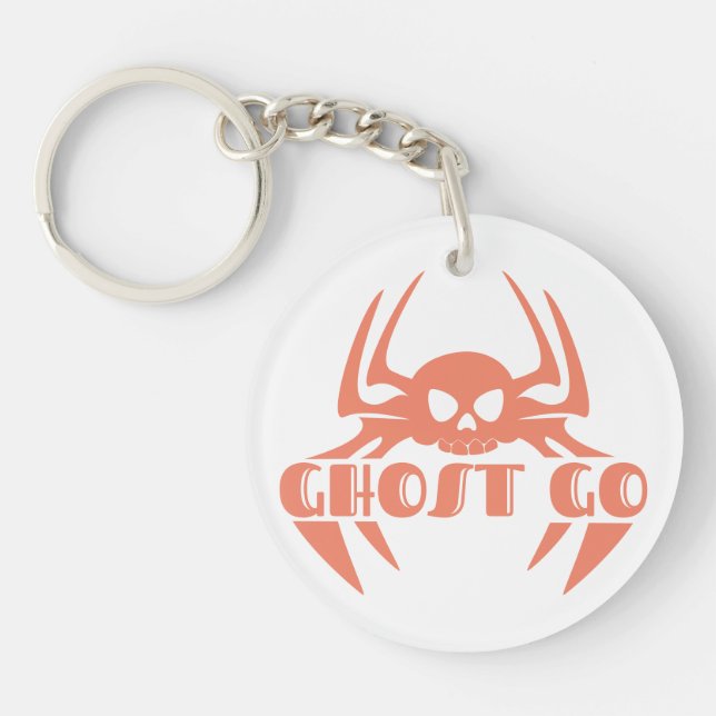 Ghost Go Spooky Season Key Ring (Front)