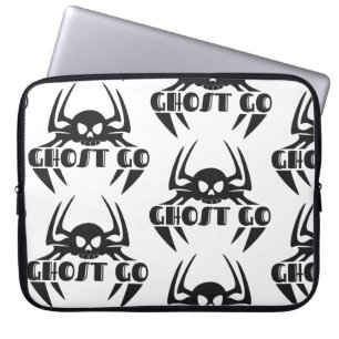 Ghost Go Spooky Season Laptop Sleeve