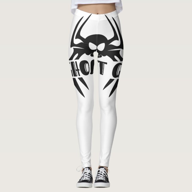 Ghost Go Spooky Season Leggings (Front)