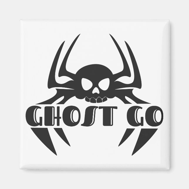 Ghost Go Spooky Season Magnet (Front)