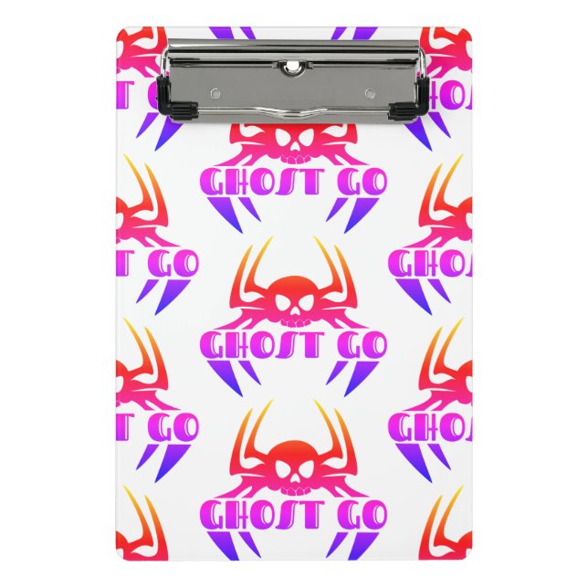 Ghost Go Spooky Season Mini Clipboard (Front)
