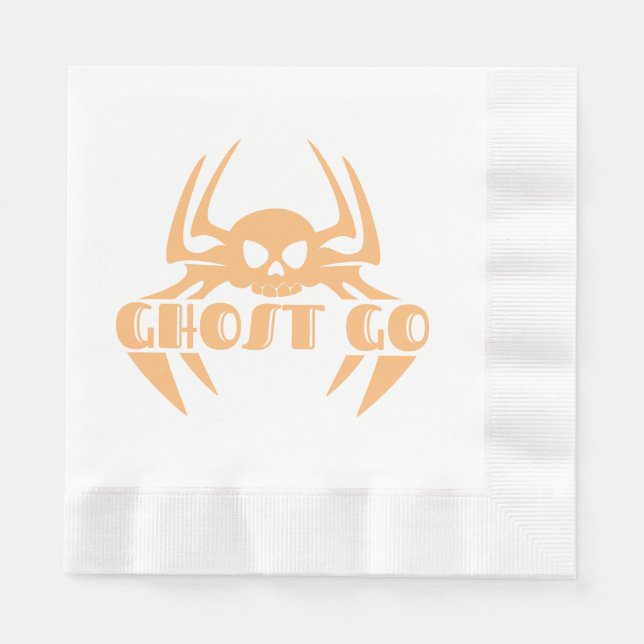 Ghost Go Spooky Season Napkin (Front)