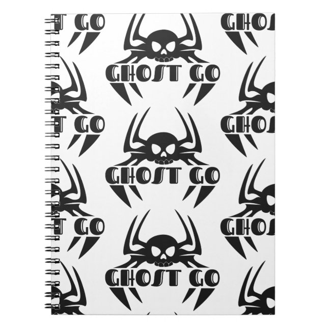 Ghost Go Spooky Season Notebook (Front)