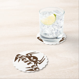 Ghost Go Spooky Season Paper Coaster