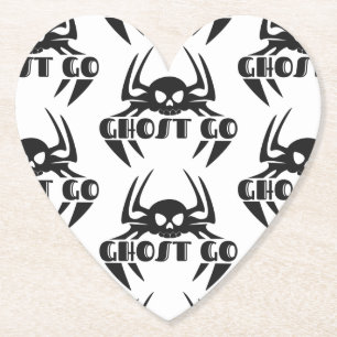 Ghost Go Spooky Season Paper Coaster