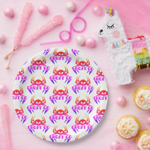 Ghost Go Spooky Season Paper Plate