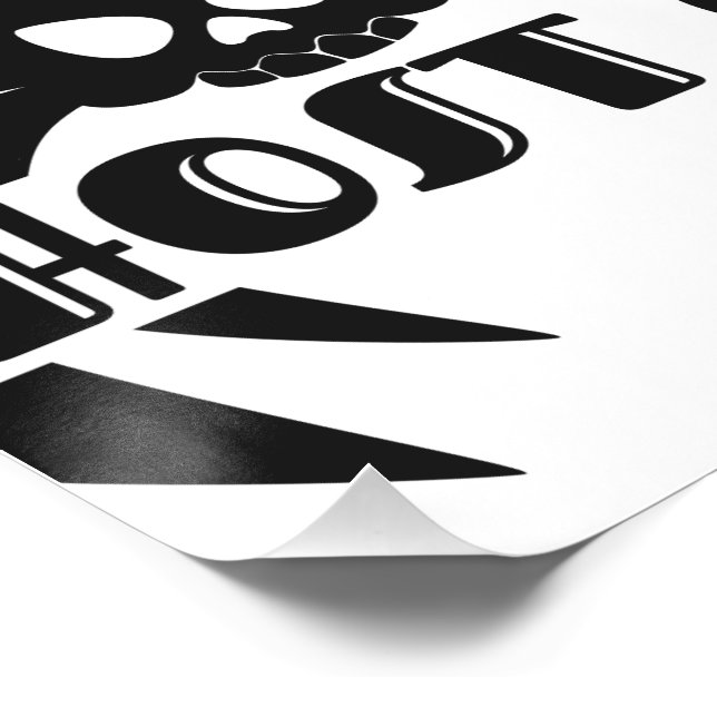 Ghost Go Spooky Season Poster (Corner)