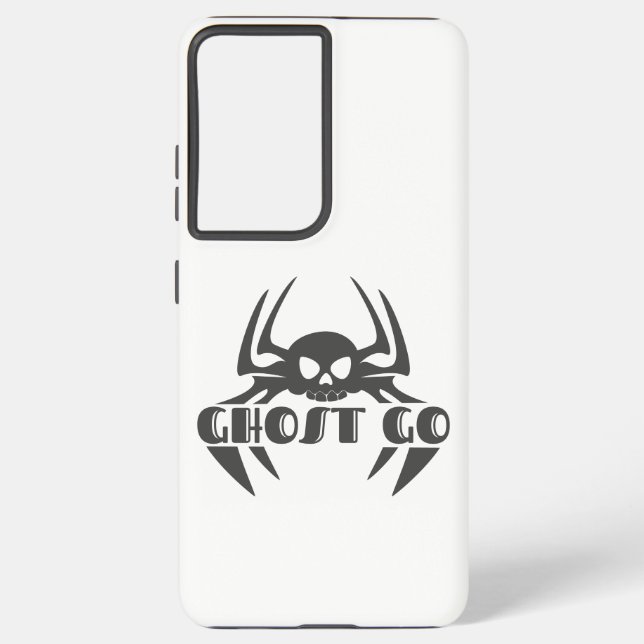 Ghost Go Spooky Season Samsung Galaxy S21+ Case (Back)