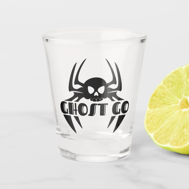 Ghost Go Spooky Season Shot Glass (Front)