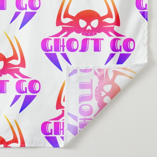 Ghost Go Spooky Season Tapestry (Detail)