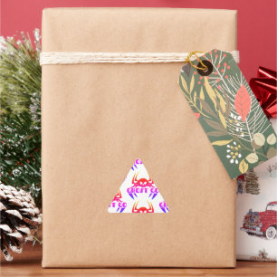 Ghost Go Spooky Season Triangle Sticker