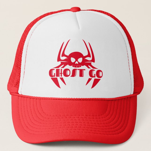 Ghost Go Spooky Season Trucker Hat (Front)