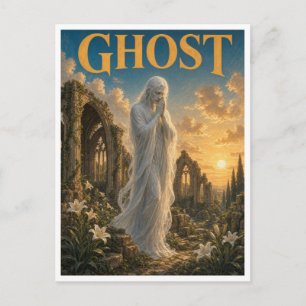 Ghost, Gothic Fantasy Monster Postcard