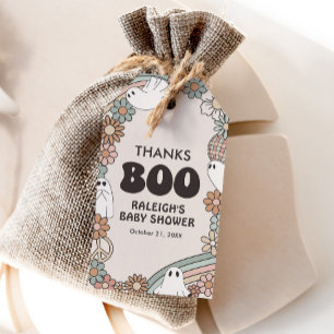 Ghost Halloween Baby Shower Favour Tag