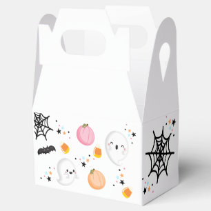 Ghost Halloween Birthday Pink Spooktacular Party Favour Box