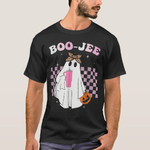 Ghost Halloween Boujee Boo Jee  T-Shirt