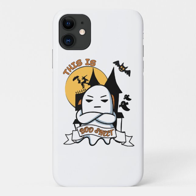 Ghost Halloween Costume Funny Boo Case-Mate iPhone Case (Back)
