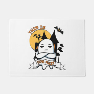 Ghost Halloween Costume Funny Boo Doormat