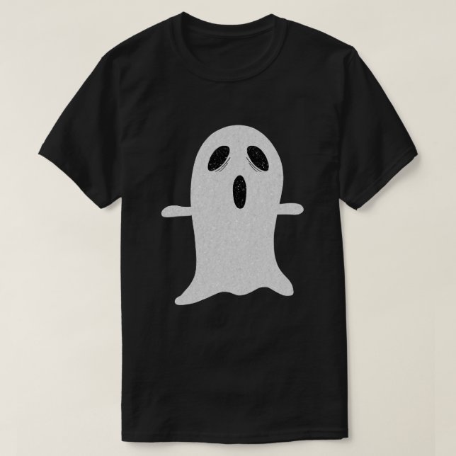 Ghost Halloween Glitter T-Shirt (Design Front)