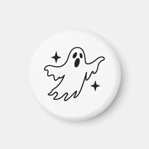 Ghost Halloween Magnet