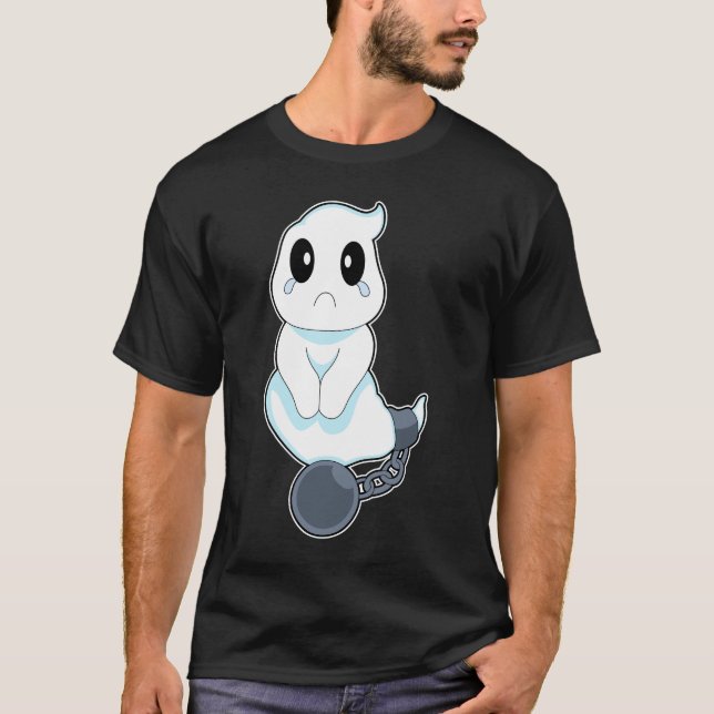 Ghost Halloween Prisoner T-Shirt (Front)