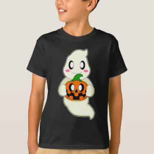 Ghost Halloween Pumpkin T-Shirt