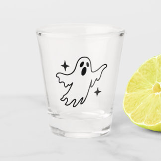 Ghost Halloween Shot Glass