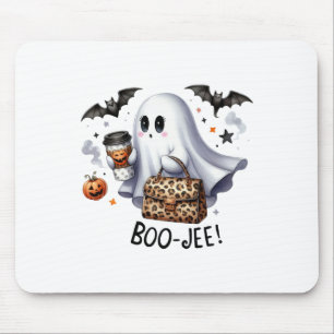 Ghost Halloween Spooky Boo Autumn Halloween Ghost Mouse Mat