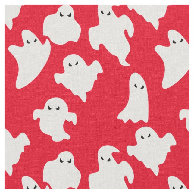 ghost halloween supernatural paranormal apparition fabric (Close Up)
