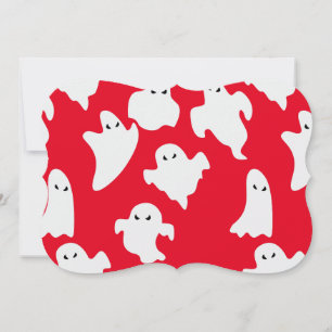 ghost halloween supernatural paranormal apparition invitation